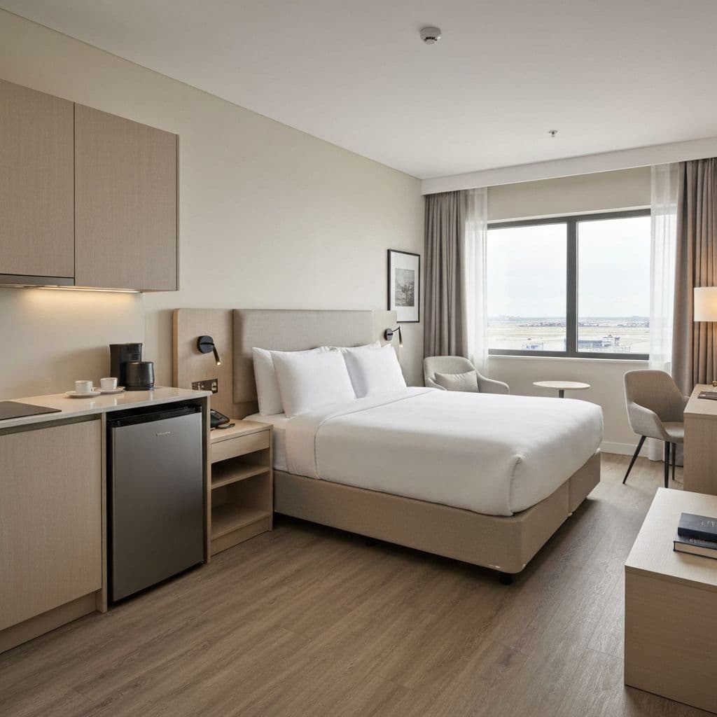 Modern 1-Bed Near Airport